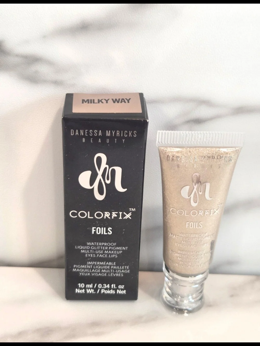 DANESSA MYRICKS ColorFix Foils Waterproof Liquid Glitter Pigment In MilkyWay NIB